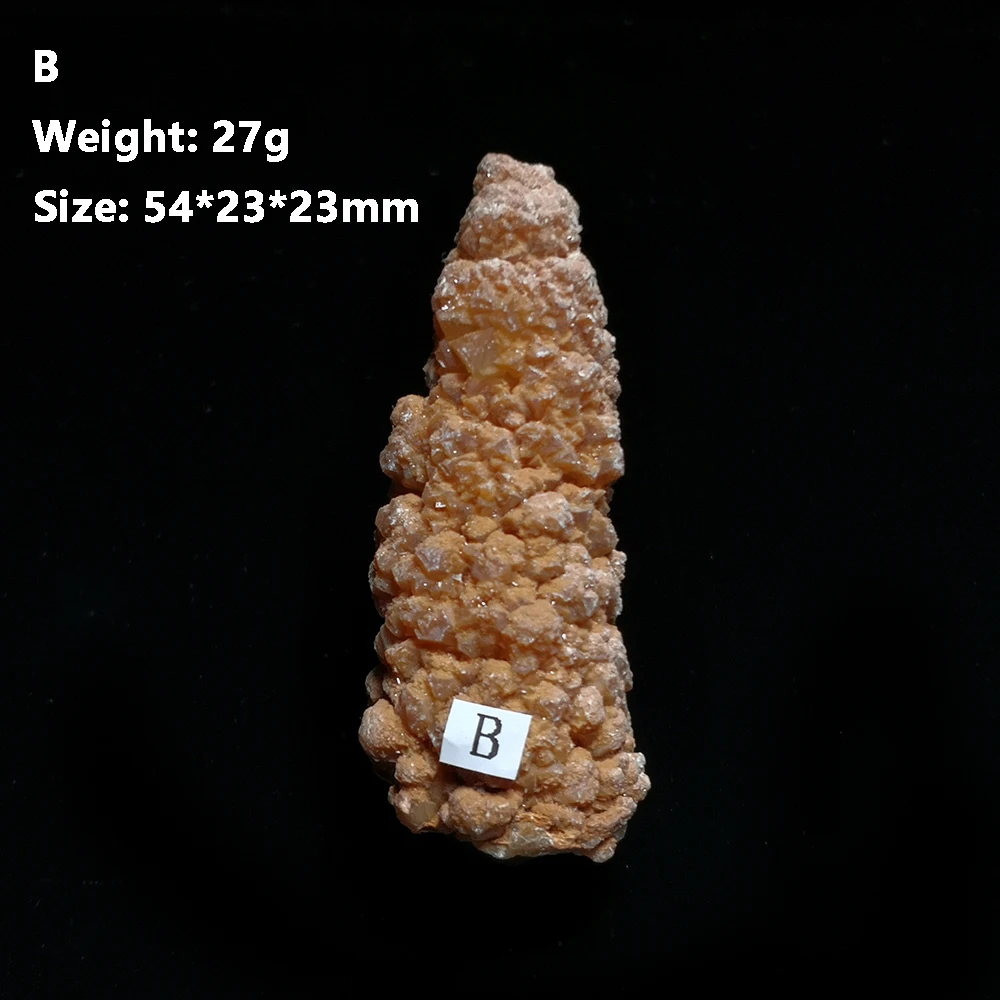 Natursten Calcit, Kvarts Mineral Krystal-Prøve Fra Yunnan-Provinsen I Kina A2-4