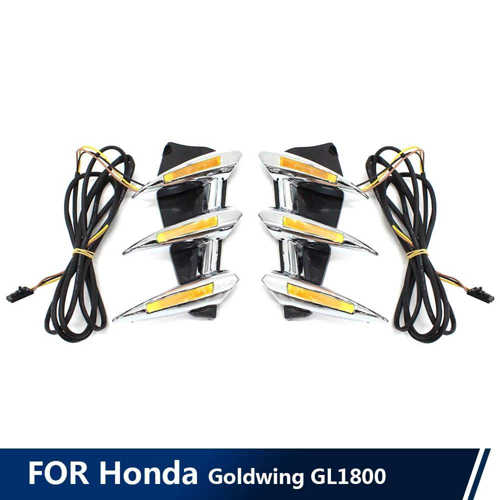 Motorcykel forskærm Trim Kører Bremse Lys For Honda Goldwing GL1800 Gold wing GL 1800 2001-2011