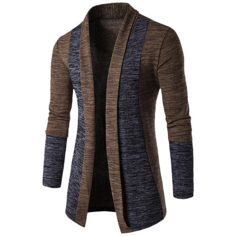 2019 Efteråret Helt Nye Klassiske Cuff Sweaters Mænd Mode Sweater I Høj Kvalitet, Varm Cardigan Slim Fit Afslappet Frakke Mandlige Strik