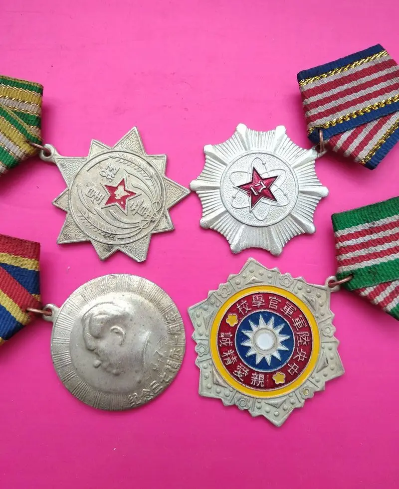 4* WWII Kinesiske Militære fortjeneste tætning Fejre Medaljen KMT soldat, Medaljen Sjældne