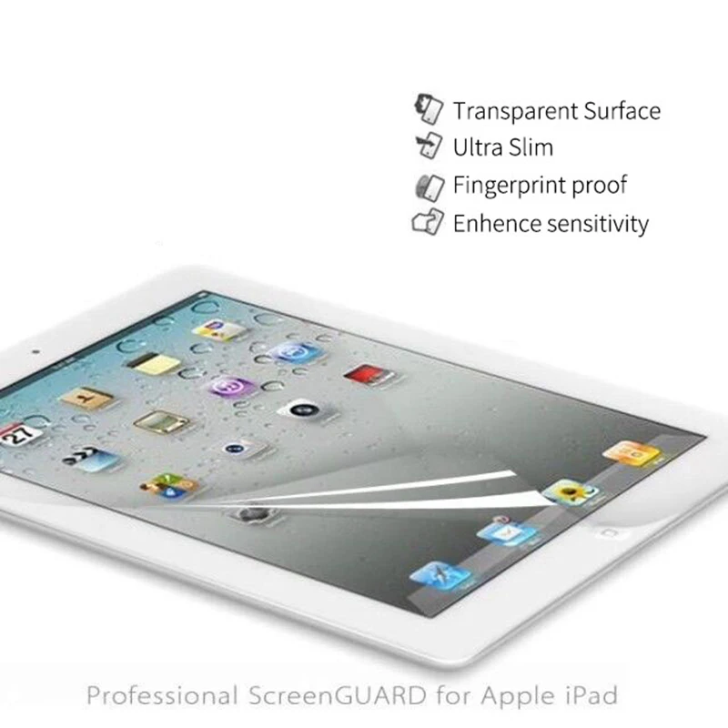 Asometech 2 Pakker Til Apple iPad pro 12.9 Klart, Blødt Skærm Protektor Foran Screen Guard Beskyttende Film Til Ipad pro 12.9 tommer