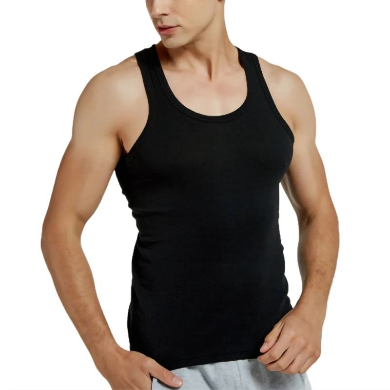 Mænd Cotton Tank Toppe Undertøj Herre Undertrøje Gennemsigtige Skjorter Mandlige Bodyshaper Trænings-Og Wrestling Sportstrøjer, Vest For Kvinder