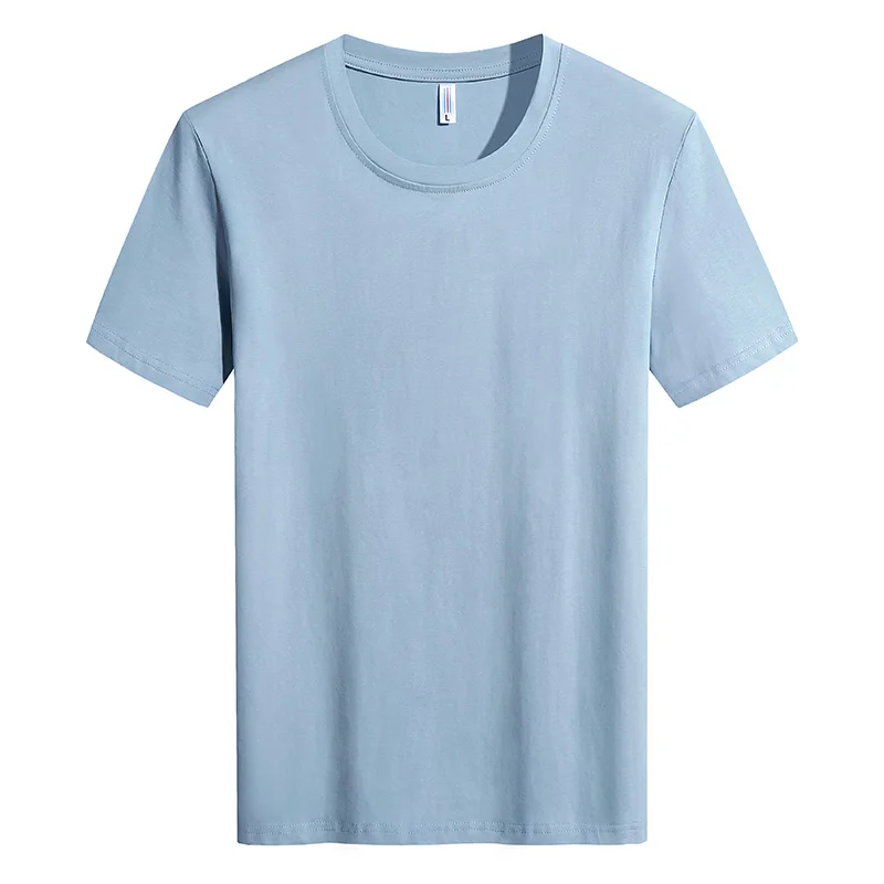 Stor størrelse M - 7XL 8XL t-shirt mænd sommeren Solid farve Fritid bomuld t-shirts i Høj kvalitet, mode mænds t-shirt short sleeve