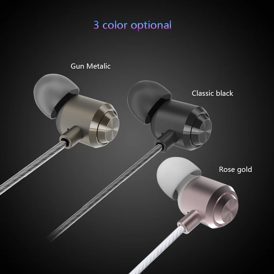 Coolcharm AP004 Bass Lyd Hovedtelefoner In-Ear Sport Hovedtelefoner med Mikrofon til iPhone Samsung Xiaomi de ouvido auriculares MP3