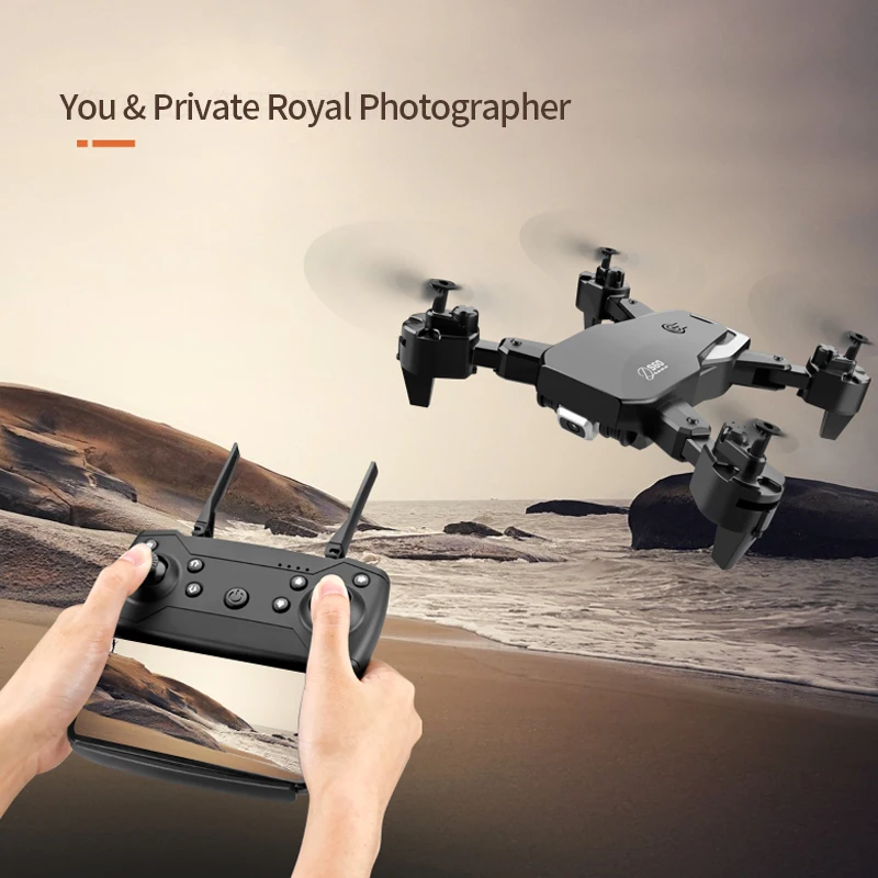 SHAREFUNBAY Drone 4k HD-Vidvinkel Kamera, 1080P WiFi fpv Drone Dual Camera Quadcopter Højde Holde Drone Kamera