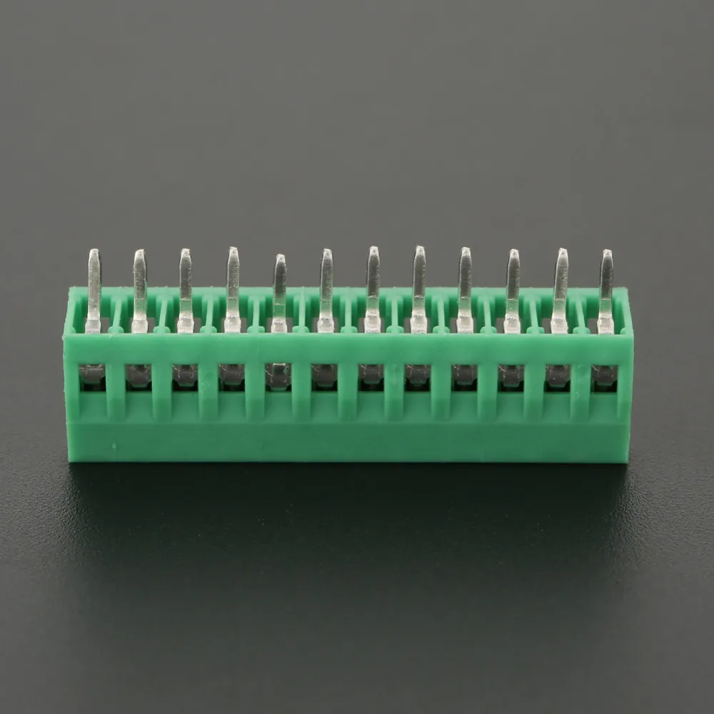 10stk/sæt 12 Pin 2,54 mm Pitch Grønne Universal Skrue Terminal Blok-Stik
