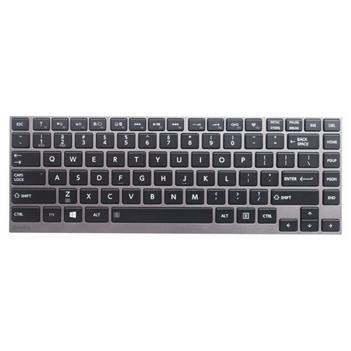 US-engelsk tastatur til Toshiba Satellite U800W U845 U900 U920 U920T U925 U940 R830 Z935 U835 Z835 R835 R700 U800 KB