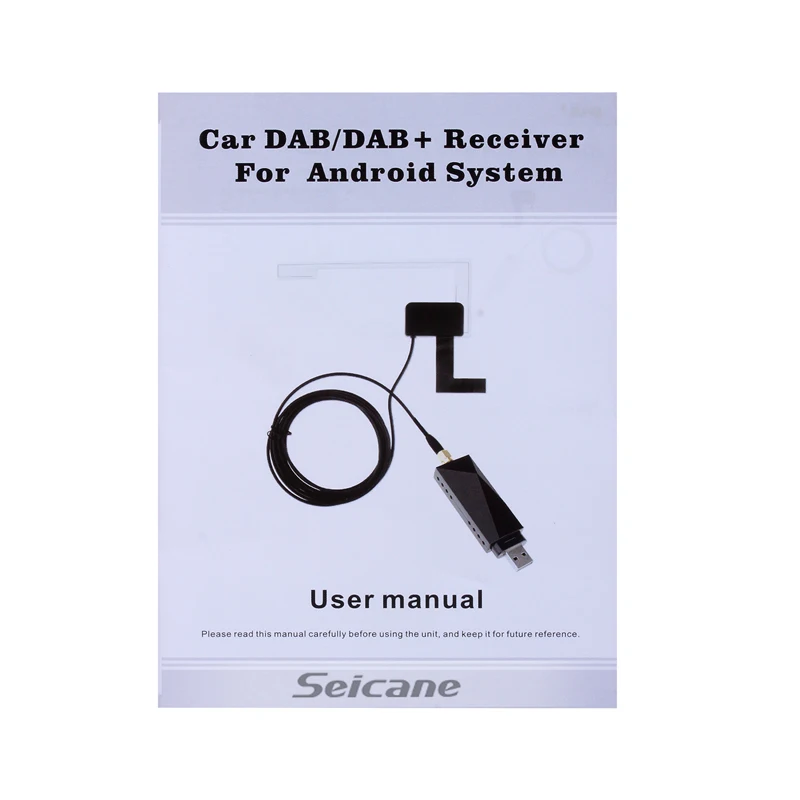 Seicane Mini Bærbar DAB Lyd Digital Radio-Modtager DAB+ Radio Tuner Android Universal DAB med RDS-Funktion, USB-Stik