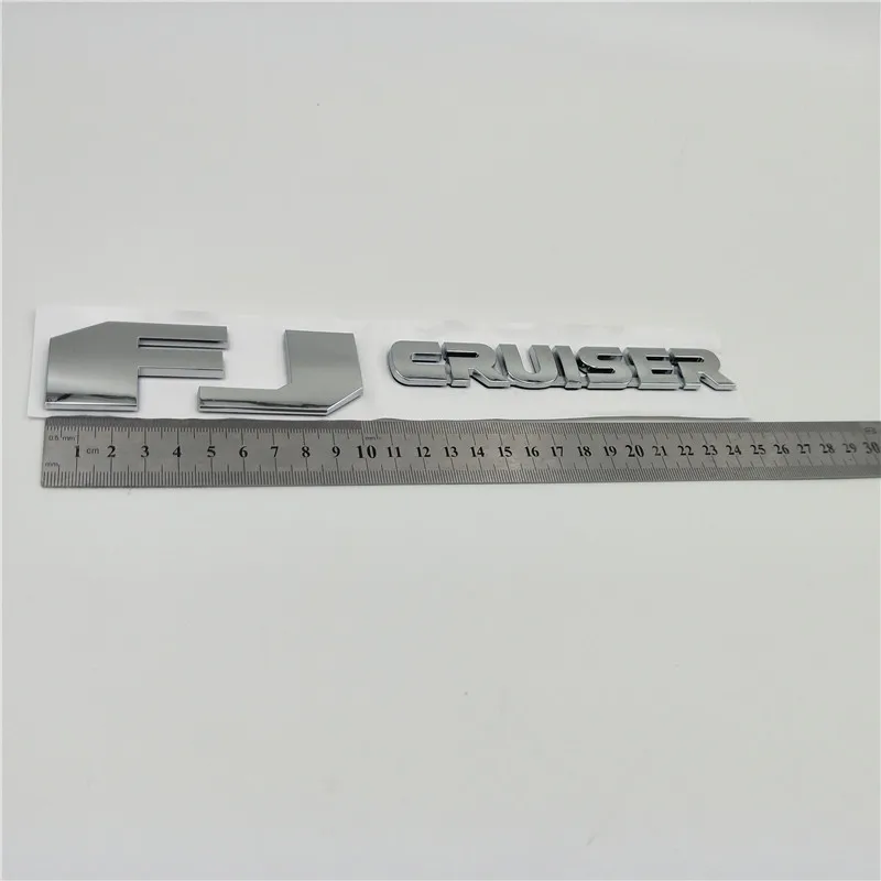 2 Størrelse For Toyota FJ Cruiser Bag bagklappen Emblem Side Døren Fender Logo Decal