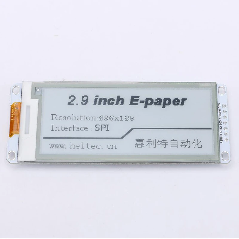2.9 Tommer E-Paper-Modul E-Ink-Skærm Modul Til Arduino 2.90