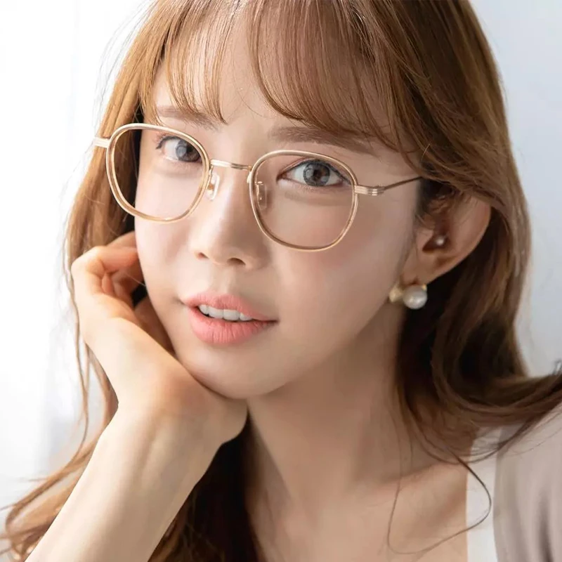 Koreanere Runde Briller BLID COCO Ramme Optiske Billeder Unisex Briller Retro Briller Recept Mænd Kvinder nærsynethed ramme