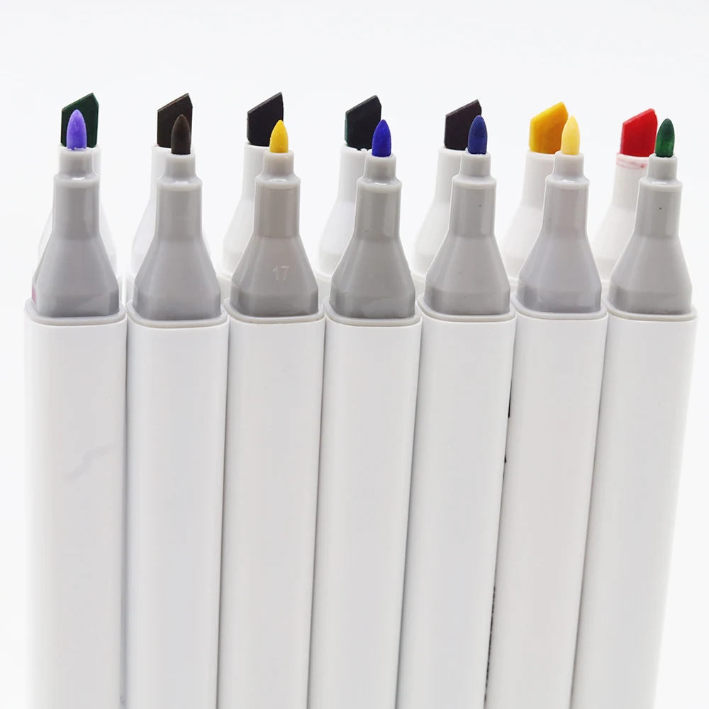 80 Farver Alkohol, der er Baseret Markører Pen Dual Tip Permanent Skitse Markører Ideel til Kunstnere Voksne Børn Tegning til Farvelægning Håndværk Gave