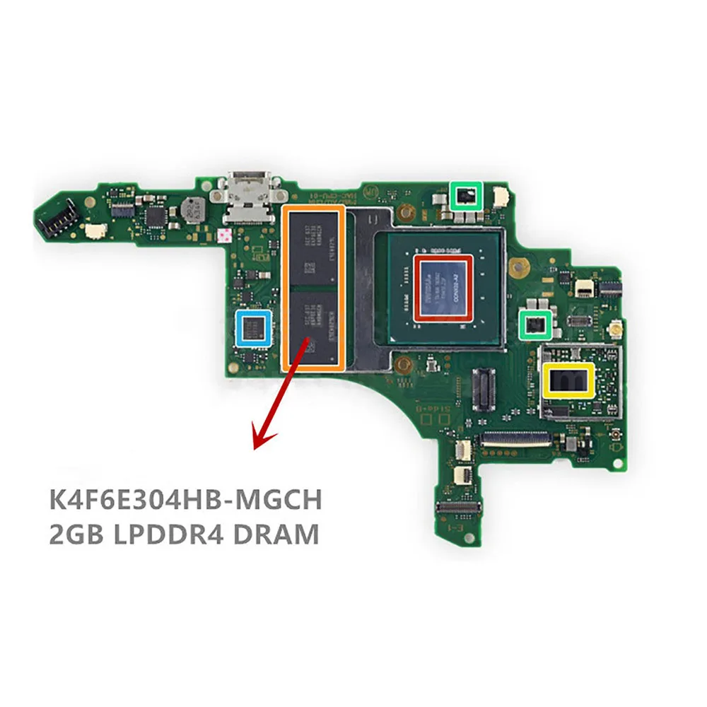 For Samsung CPU K4F6E304HB-MGCH 2GB LPDDR4 DRAM Hukommelse til Nintend Skifte Bundkort Reparation Udskiftning af Dele DRAM Chip