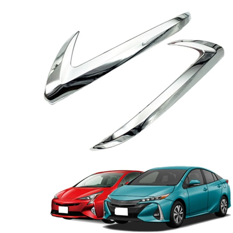 ABS Rear View Mirror, Spark Sticker Dækker Pynt Trim Ramme Bil Styling Tilbehør til Toyota Prius 50-Serien 2016-2019