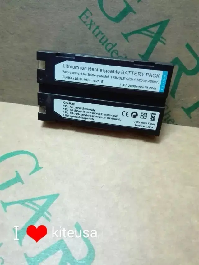 Kompatibelt Batteri 54344 for Trimble 5700 5800 R6 R7 R8 TSC1 GPS-MODTAGER
