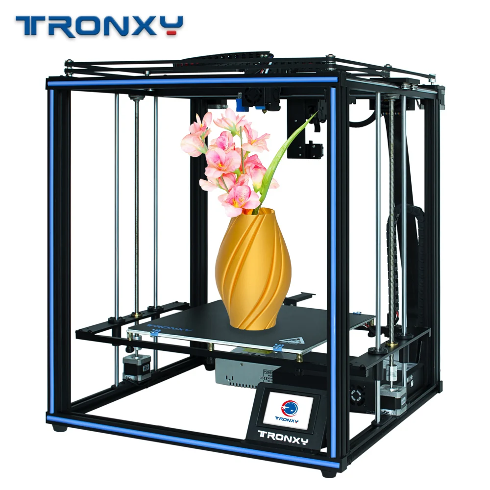 Tronxy Nye Upgarde X5SA PRO CoreXY styreskinne 3D-Printer Titan Ekstruder Fleksibel Filamenter FDM Stor Udskrivning Størrelse DIY 3D-Maskine