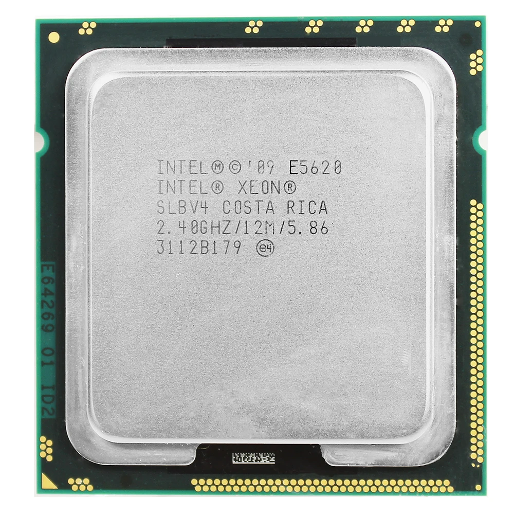 INTEL xeon E5620 SLBV4 CPU-2,4 G/12M/5.86 4 kerne 8 tråd garanti 1 år