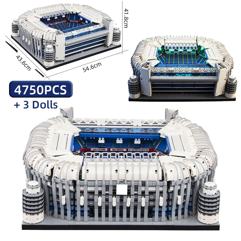 4750Pcs APP RC byggesten Technic Med LED Lys fodboldbane Model, der Blokere Konstruktøren Sat Idé, 3D By-Legetøj Til Børn