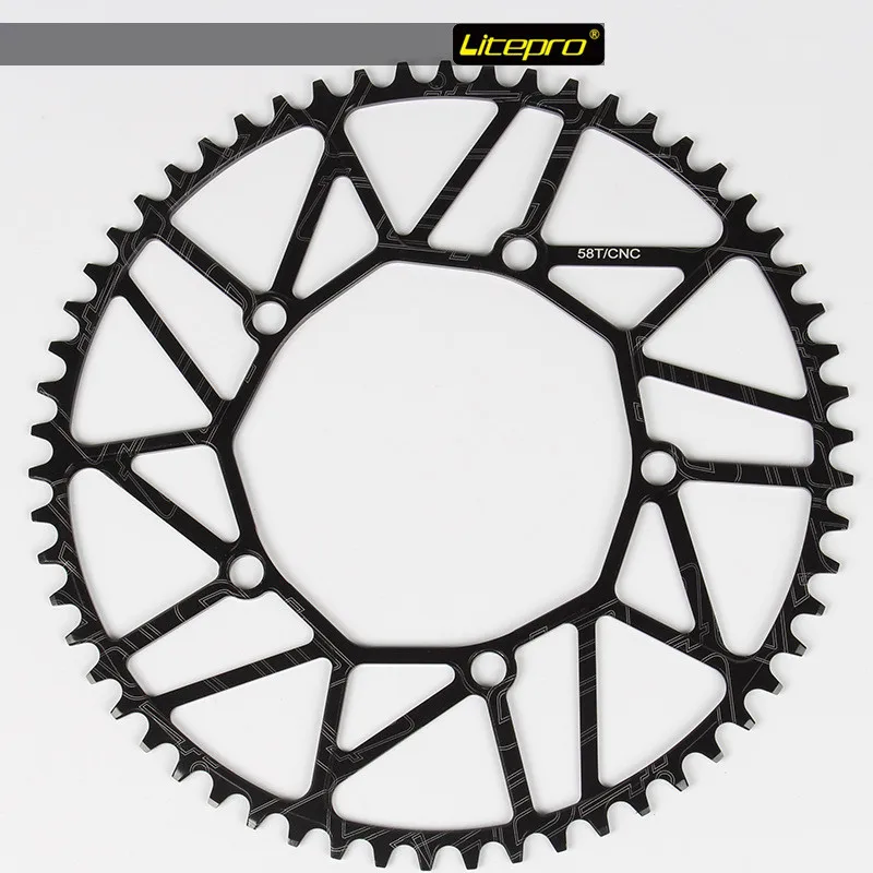 Litepro Super Let Klinge 130 BCD 46/48/50/52/54/5658T Road Cykel BMX Folde Cykel Dele