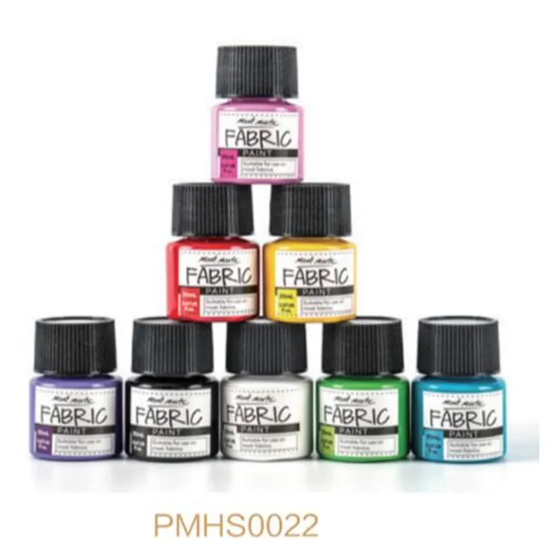 8 farver 20 ml, der almindeligvis anvendes til tekstil-maleri pigmenter kan bruges i tøj klud keramik træ, aluminium dåser hånd-malet maling