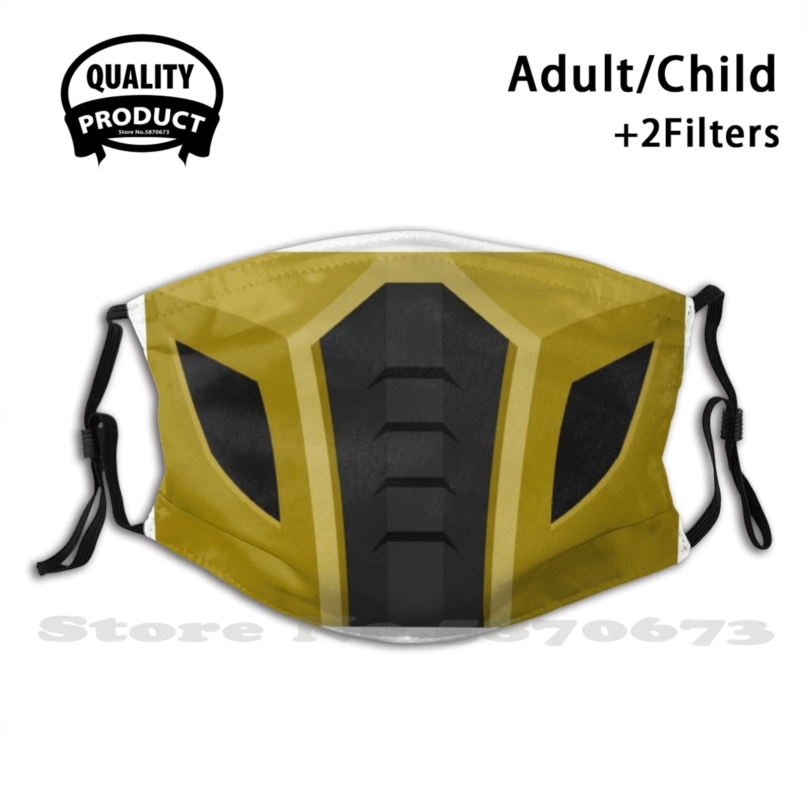Enkel Scorpion Maske 11 Anti Støv Ansigtsmaske Vaskbart Filter Genanvendelige