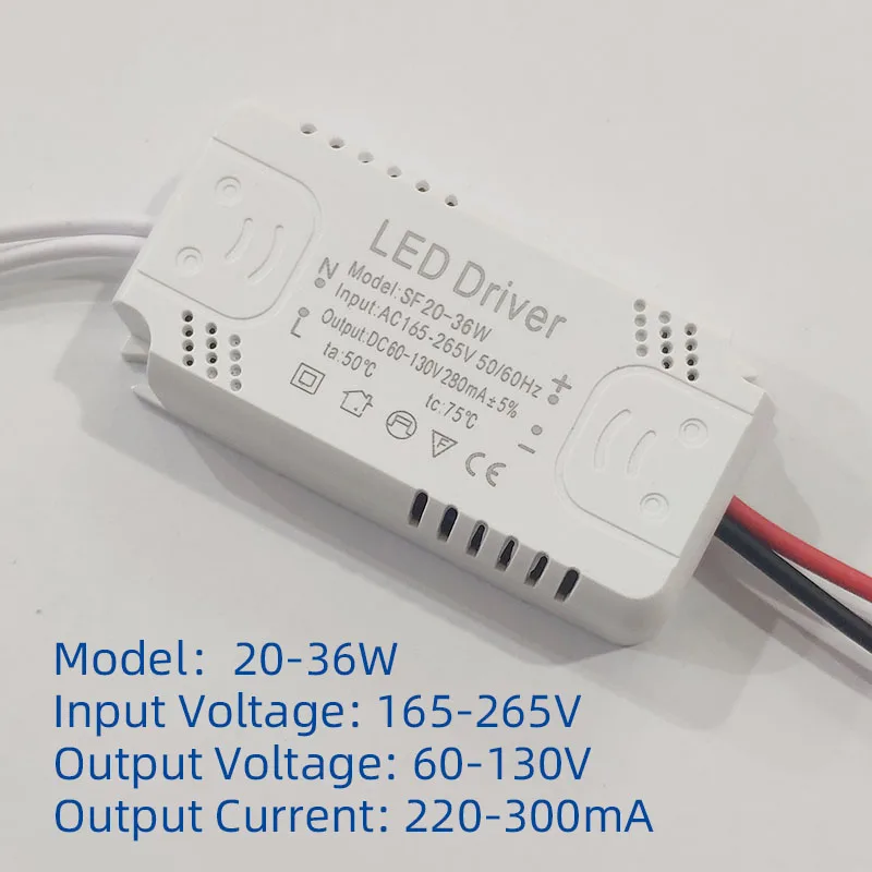 LED Driver Adapter Til Belysning 8-24W 25-36W-60W 80W Krystal lampe spisestue lampe stuen lampen konstant strøm transformer
