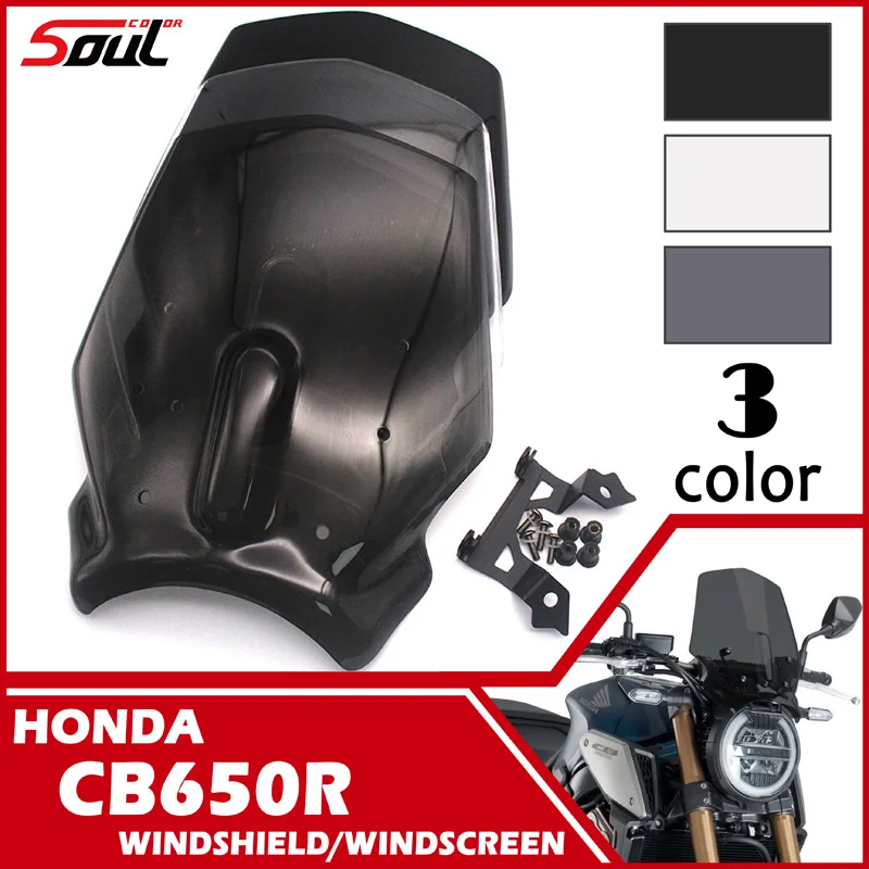 Motorcykel Sport Visir Viser Forrude Forrude-Passer Til Honda CB650R 19'-21' NEO SPORTS CAFE 2019 2020 2021 Dobbelt Boble