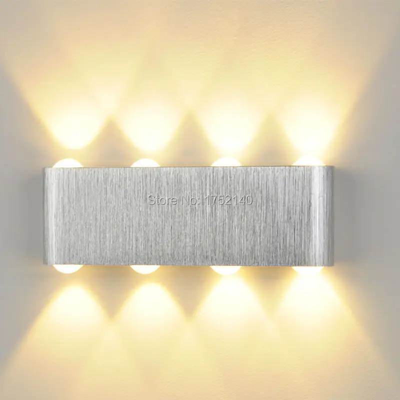 Børstet sølv Italien Væg Sconce. LED væglampe spejl lys baggrund lys hall/midtergangen/hotel/mall belysning teknik