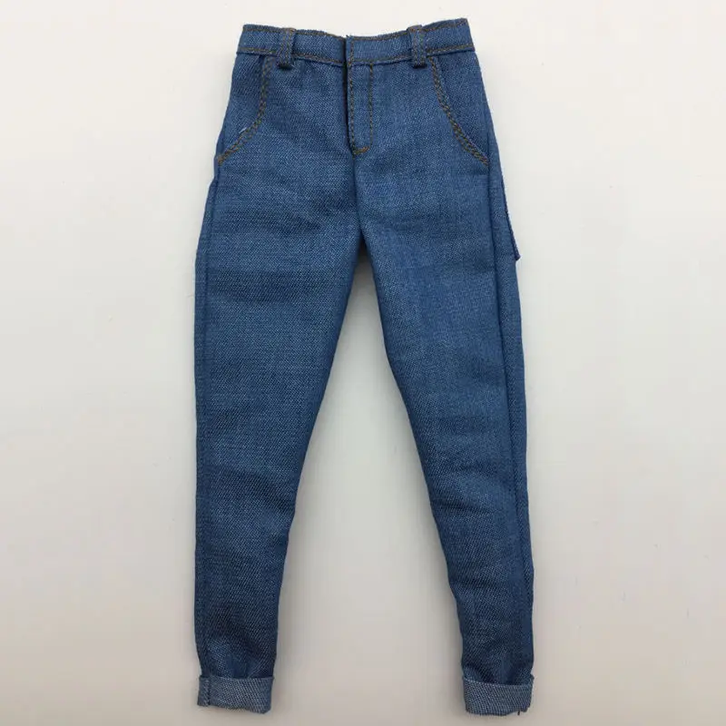1/6 Skala Dreng Mandlige Mode-Jeans Lukning Mænd Casual bukser Bukser Tøj til 12