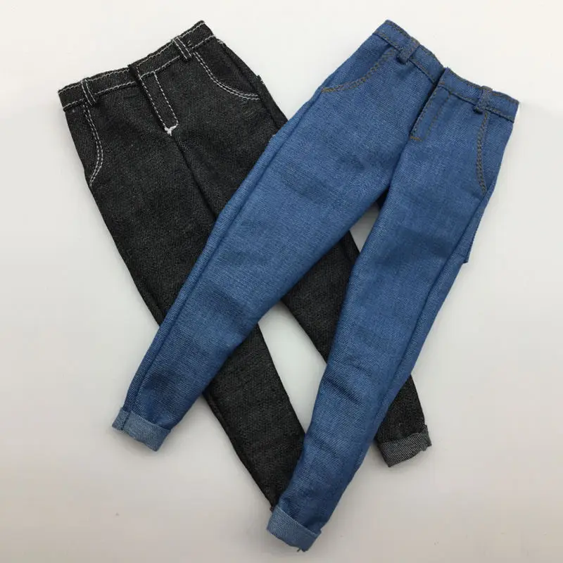 1/6 Skala Dreng Mandlige Mode-Jeans Lukning Mænd Casual bukser Bukser Tøj til 12
