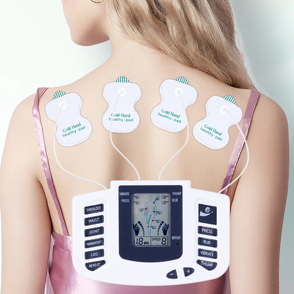 OLIECO Elektrisk Puls Massageapparat Multifunktionelle Digitale Massageapparat Body Massage Instrument til at Hjælpe Kroppen Afslapning, smertelindring