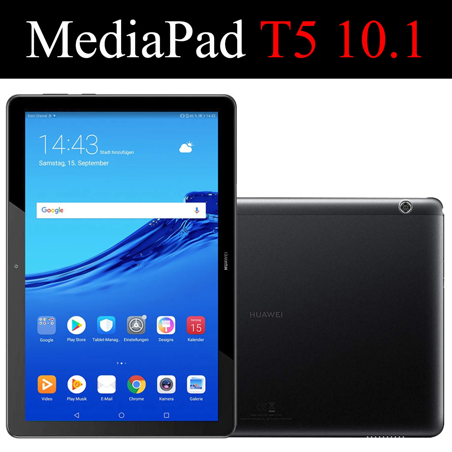 QIJUN tablet flip case til Huawei MediaPad T5 10 10.1