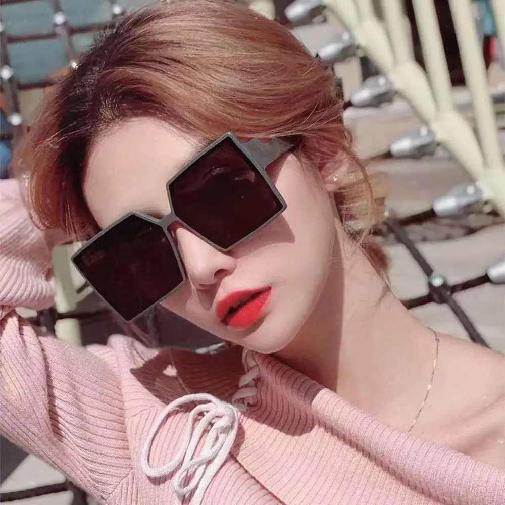 Uregelmæssig Square Solbriller Kvinder Vintage Stor Ramme Polygon Sol Briller Mode Gradient Brillerne UV400 lentes de sol mujer