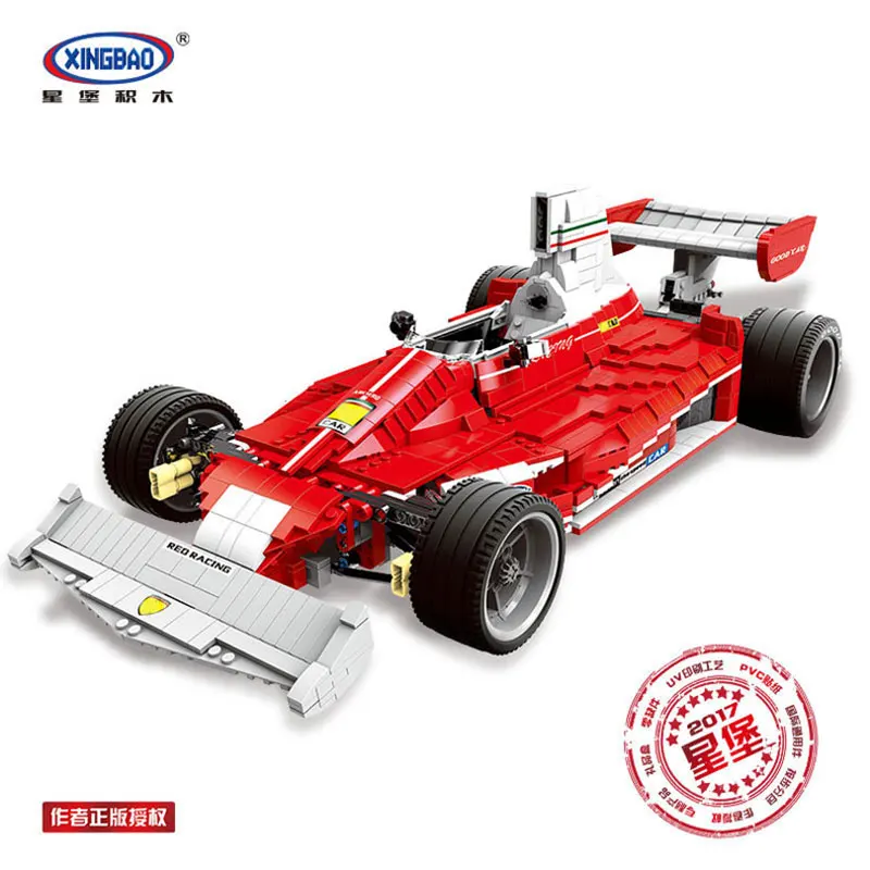 XB03023 2405 PC ' er TECHNIC Serien Racing Bil Formel Bil Model Ferraris Model byggesæt Stacking Blokke Legetøj For Børn