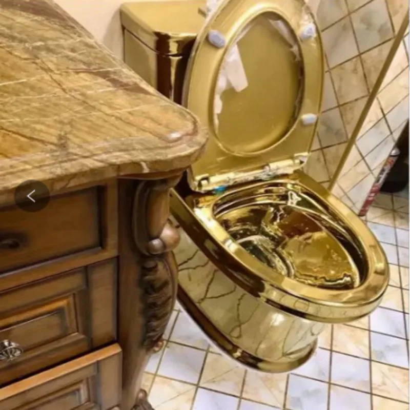 Guld toilet