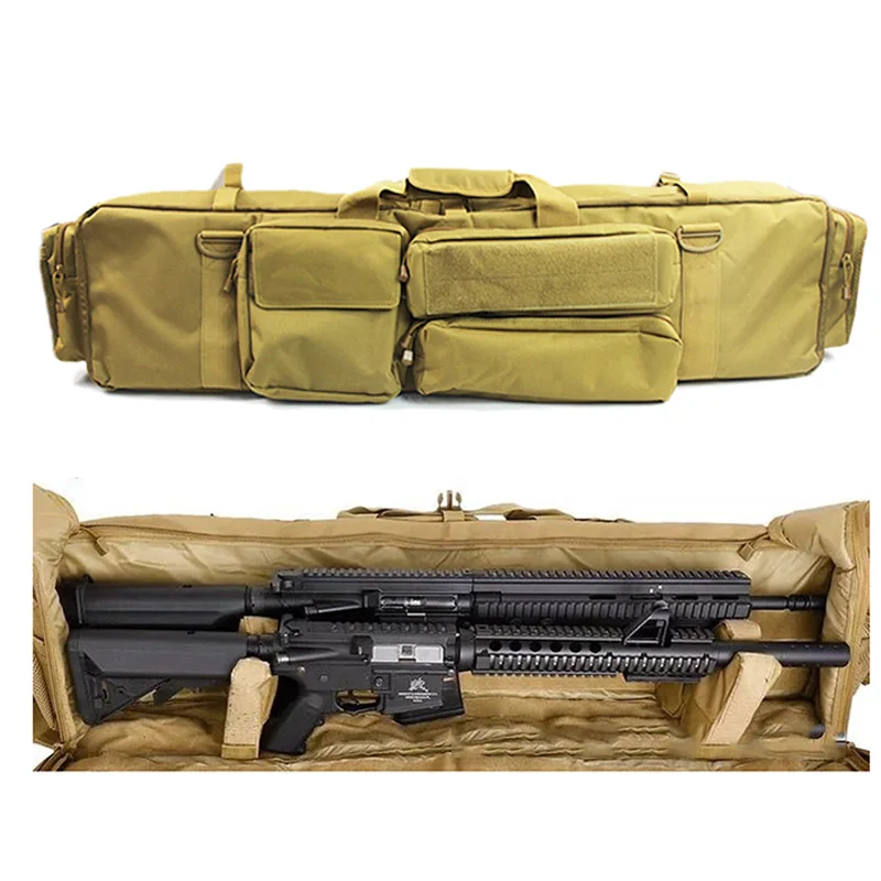 100cmMilitary Pistol Taske, Rygsæk dobbeltriffel Pose Tilfældet For SÅ M249 M4A1 M16 AR15 Airsoft Karabin Taske Tilfælde skulderrem