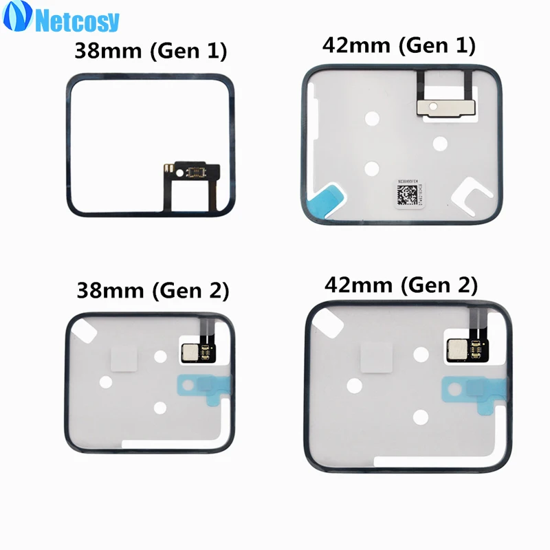 Netcosy For apple-ur Serie 1&2&3&4 Touch Screen-Kraft Sensor Flex Kabel Udskiftning, Reparation en Del til 38mm 40mm 42mm 44 mm