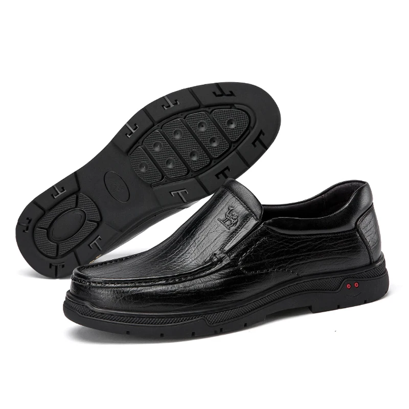 KAMEL Ægte Læder Mænd Business Kjole Loafers Slip-on Mokkasiner Lejligheder Sko Komfortable Efteråret Fodtøj обувь для мужчин кожа