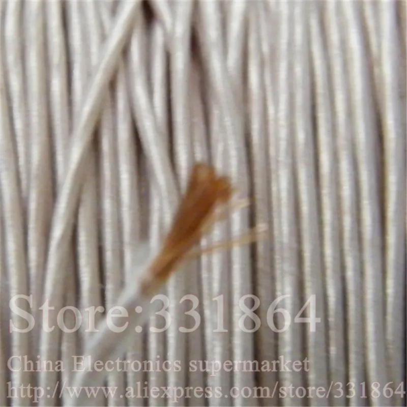 2.58 mm 0.1mmX400 strands,(10m /pc) Mine antenne Litz wire,Multi-streng polyester, silke konvolut flettet multi-strand wire
