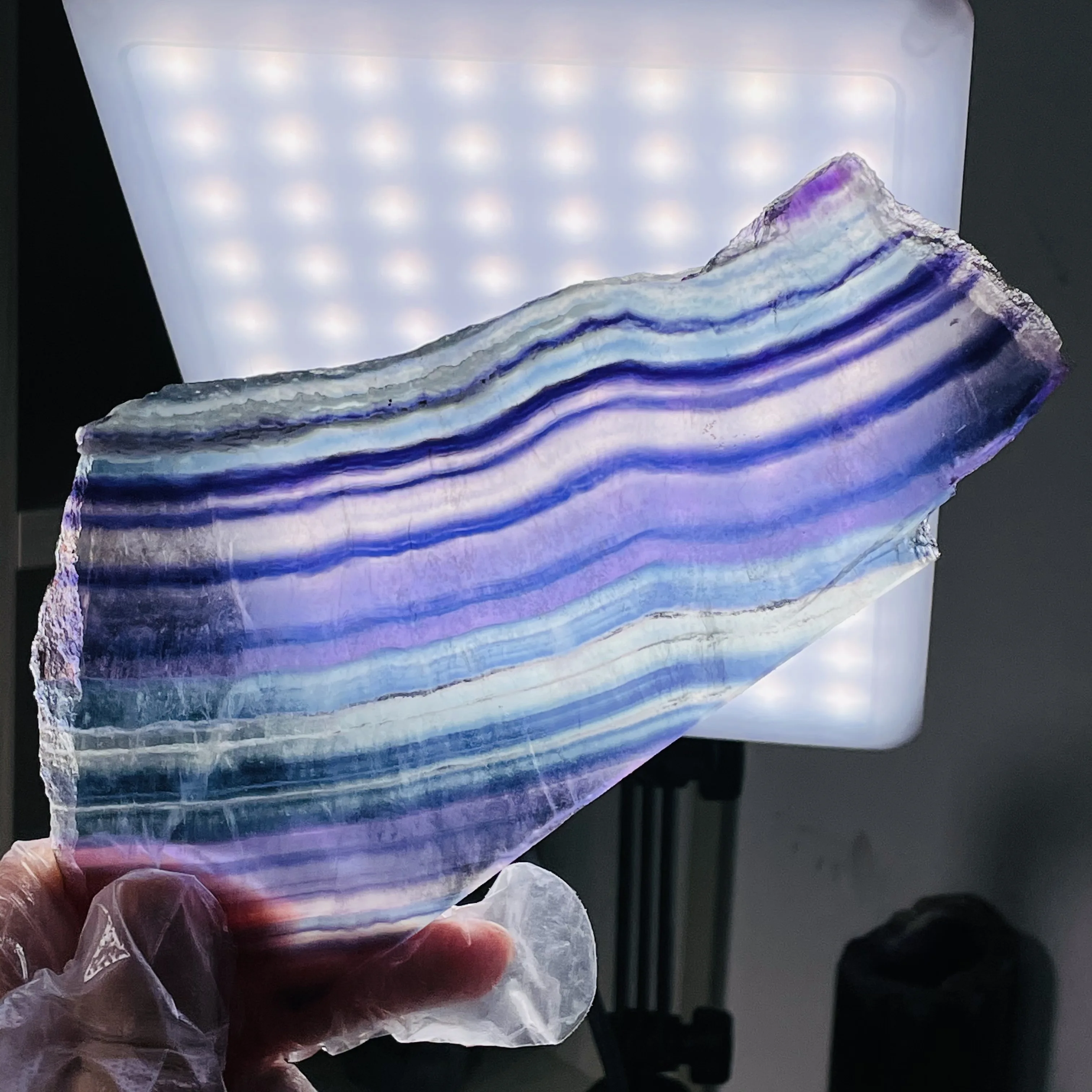 Nyt Produkt!!!!Naturlige Rainbow Hård Sex Fluorit Sten, Krystal Kvarts Smykker Oprindelige