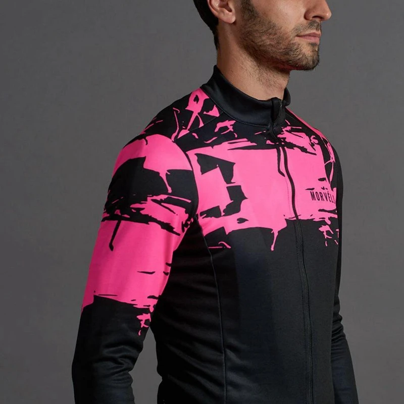 MORVELO 2020 Foråret cykling tøj med lange ærmer cyklus jersey Farverige road bike racing bære Sport shirt Camisa de ciclismo