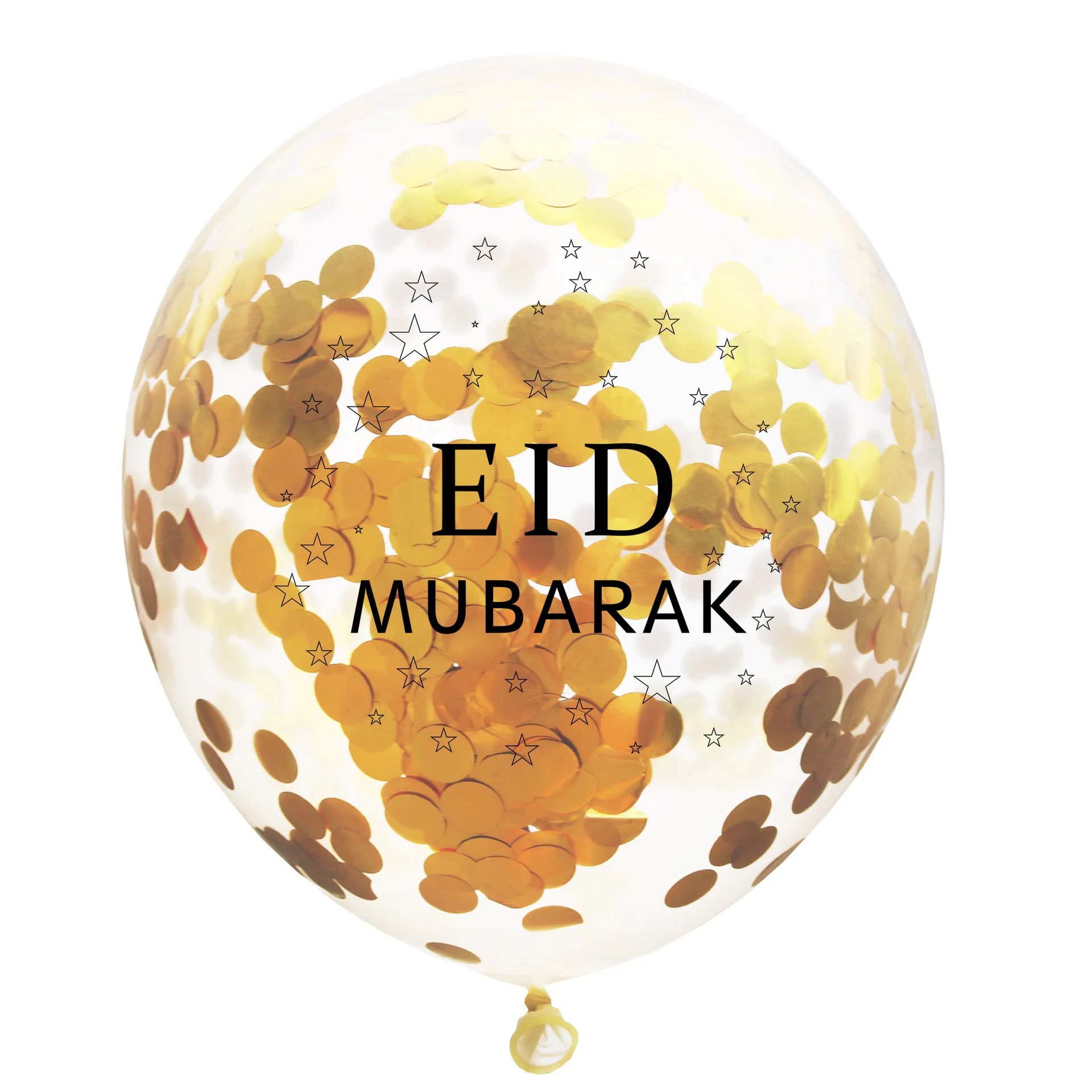 10ps 12 tommer EID MUBARAK Konfetti Ballon Ramadan og Eid Dekoration til Hjemmet Muslimske Ramadan Mubarak Indretning Bryllup Part Forsyninger
