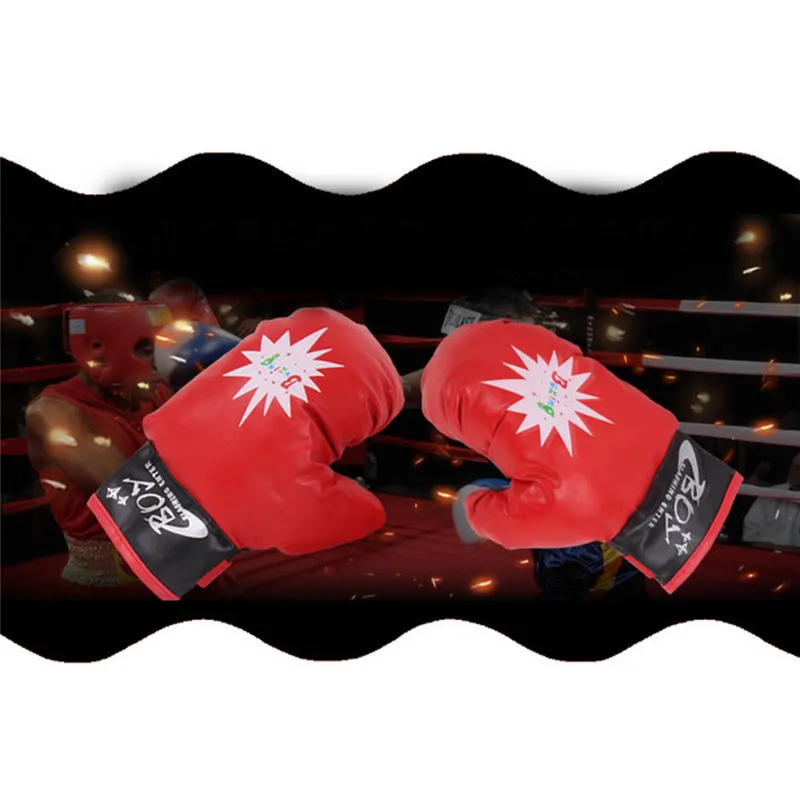 Børn, der er Pædagogisk Legetøj Børn Boxing Kit Uddannelse Bag Sæt Boksesæk Handsker Tung Taske Motion Legetøj for Børn