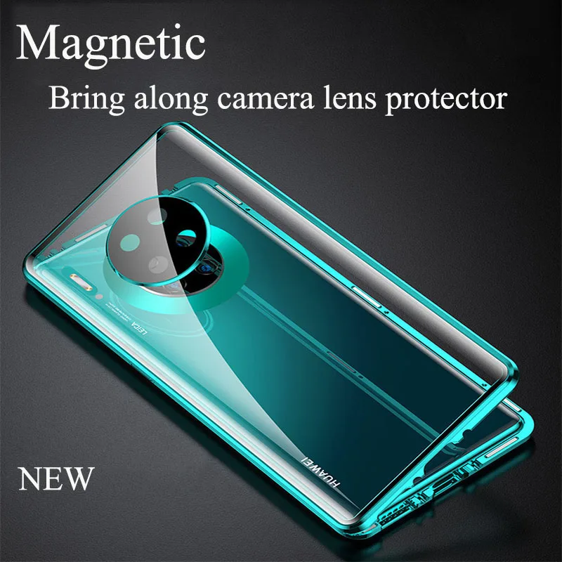 Magnetisk Metal Tilfælde For Huawei P30 P40 Pro Mate 40 30 20 Pro Nova 8 6 SE Sag Til Ære 30 V30 Spille 4T Pro Med Kamera beskytte borgerne og erhverv
