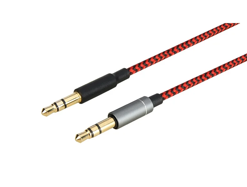 Udskiftning Lyd nylon Kabel For Pioneer SE-MS9BN SE-MS7BT SE-MHR5 SE-MX9 SEK-MJ101BT HOVEDTELEFONER
