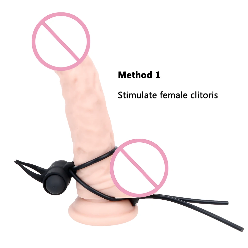 VATINE Klitoris Stimulator Sex Legetøj til Mænd Lås Reb Tid Varede 10 Speed Cock Ring Forsinkelse Sædafgang Vibrator Penis Ring