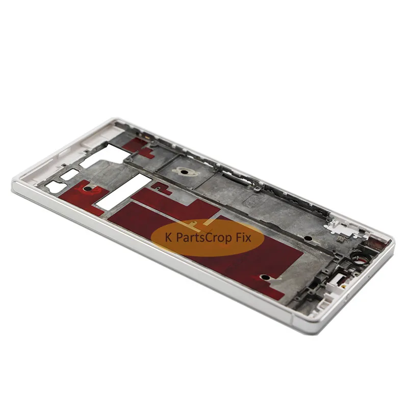 For Huawei Ascend P7 Midterste Ramme Plade Frontplade Boliger Dække LCD-Rammen Bezel Med Side-Knappen Reservedele