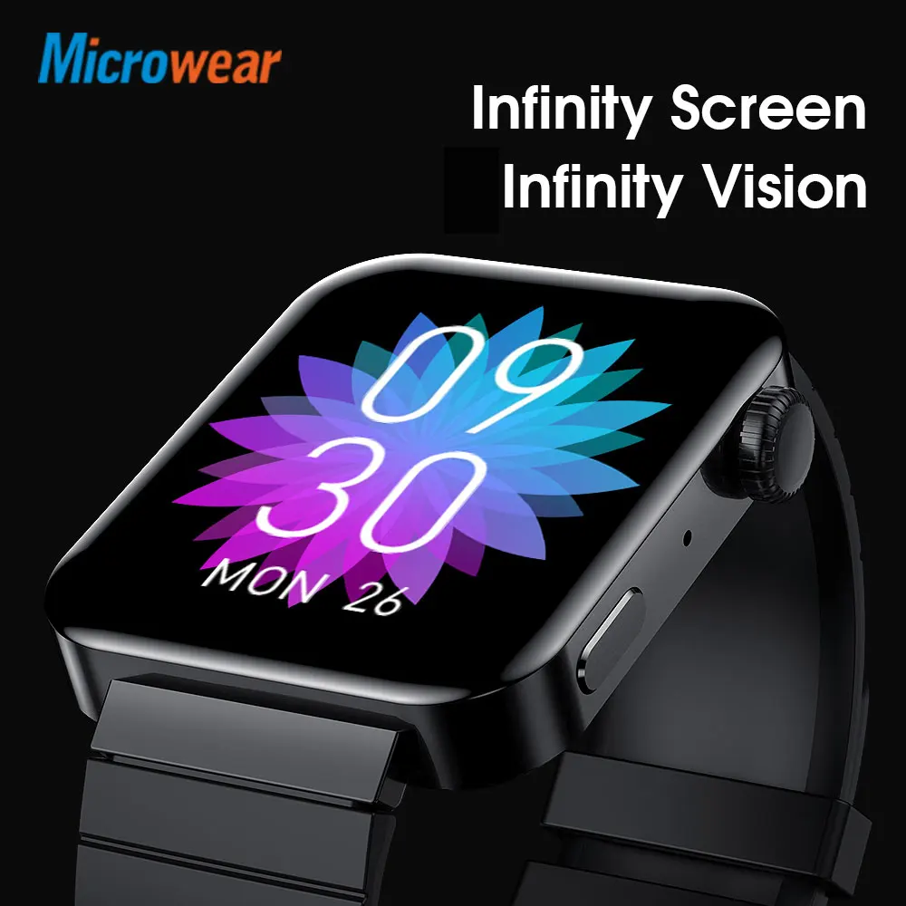 2021 Nye Microwear M1, Smart Ur EKG-Temperatur Sport Spore hjertefrekvens Bluetooth Opkald, Musik IP68 Vandtæt Smartwatch