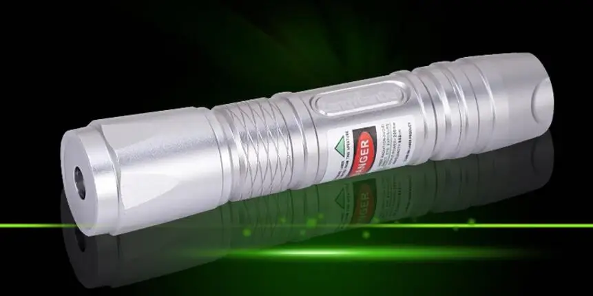 Militære High Power Grøn Laser Pointer til Brænding af Match Point Stjernede Vejledning og Undervisning + 16340 Batteri + Oplader