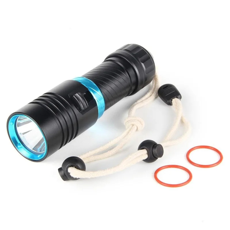 18650 eller 26650 Dykning lommelygte LED Undervands Lamper Vandtæt Bærbare Lanterne Lys dykke Lampe Brænder WF107